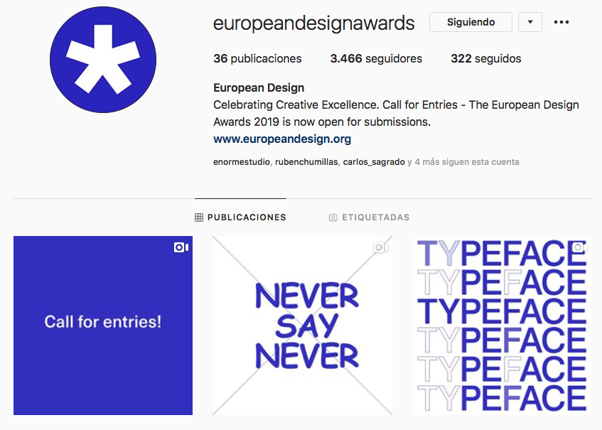 La campaña de Yinsen y Guillamón para los European Design Awards
